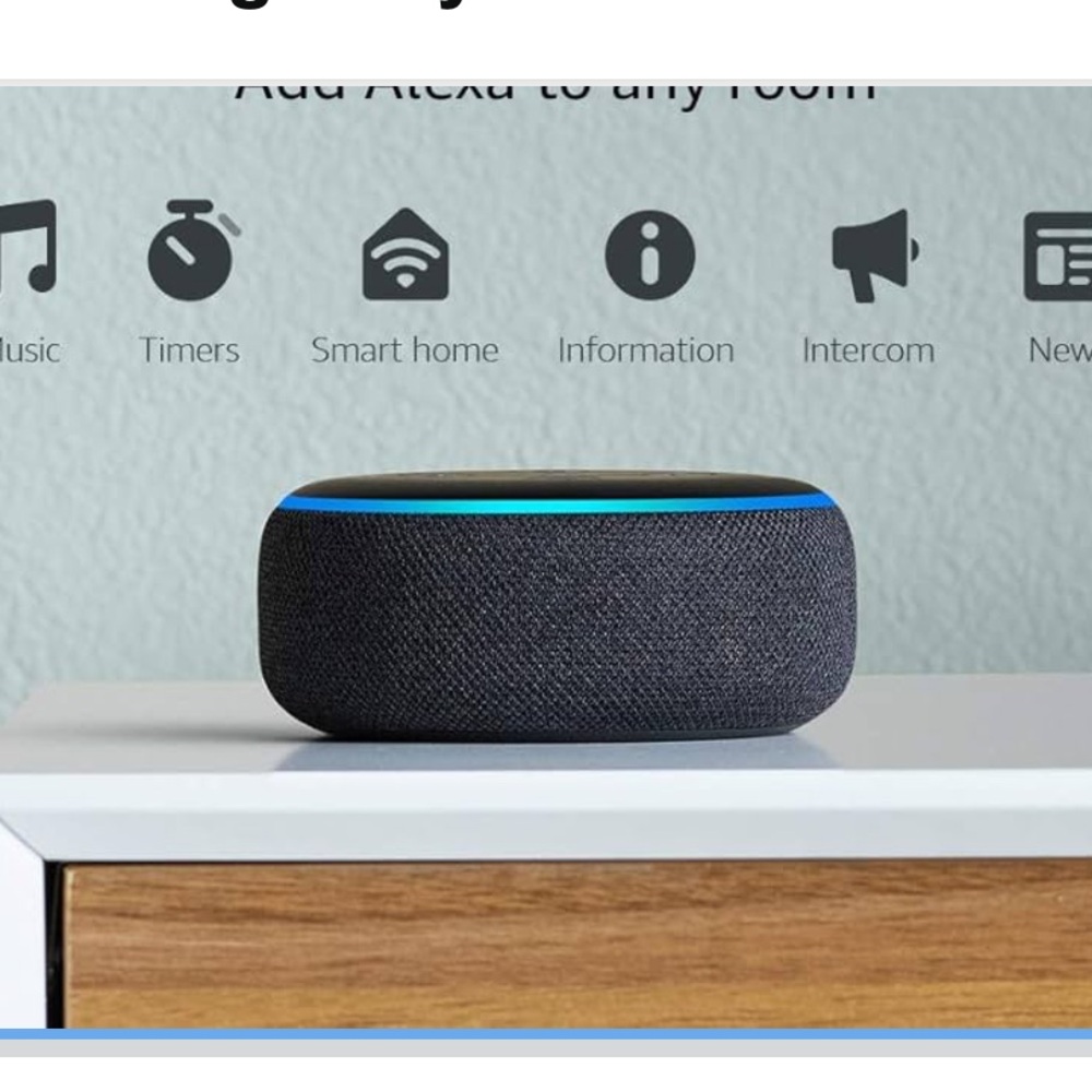 Amazon Echo Dot 3rd Generation in Charcoal